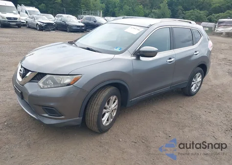 2016 Nissan Rogue Sv из США, поврежденный, VIN KNMAT2MV0GP618742